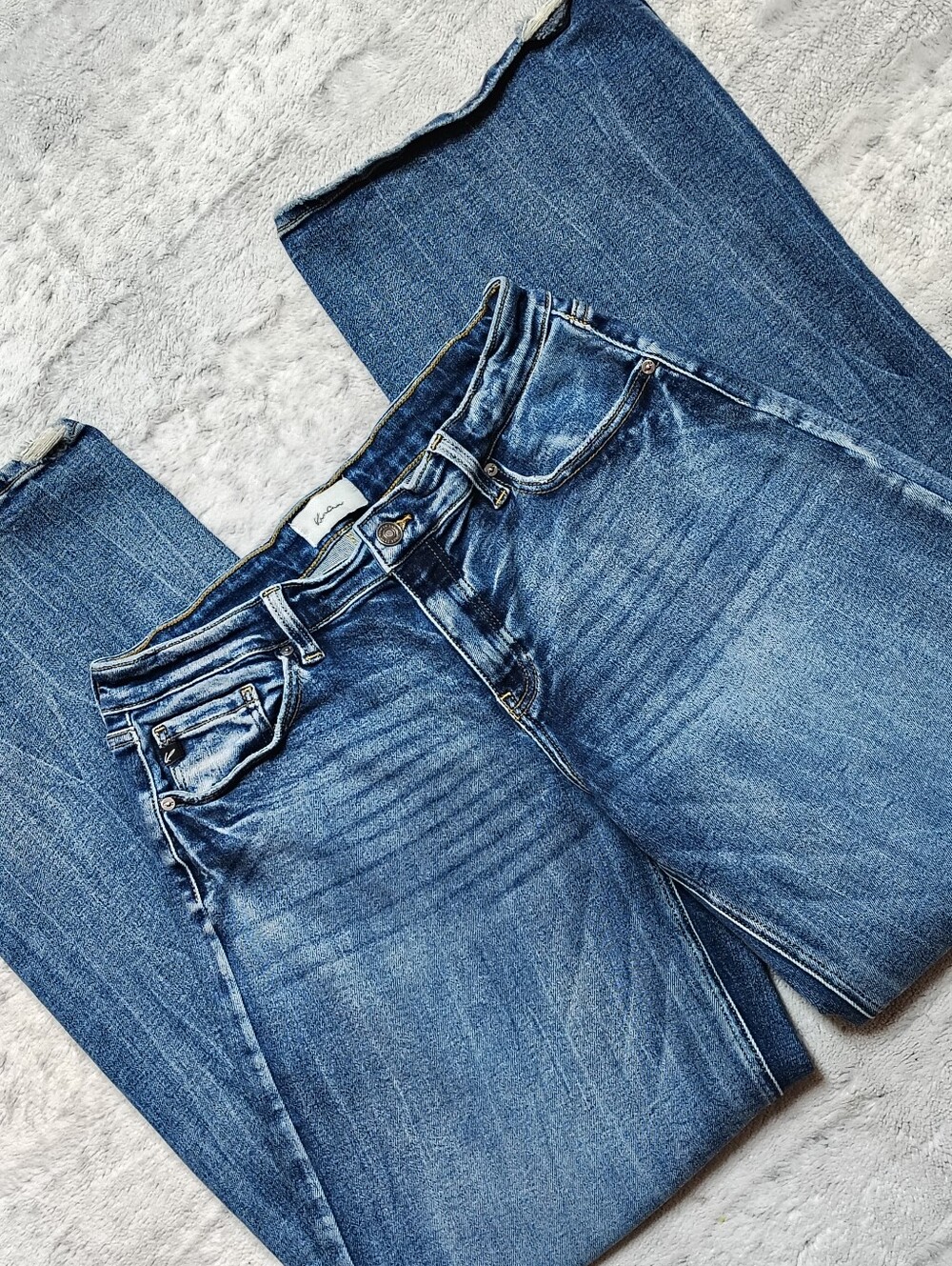 KanCan Venice Mid Rise Wide Leg Jeans Women's 11/29 Caligirl Bohemian Relaxed - Picture 10 of 11